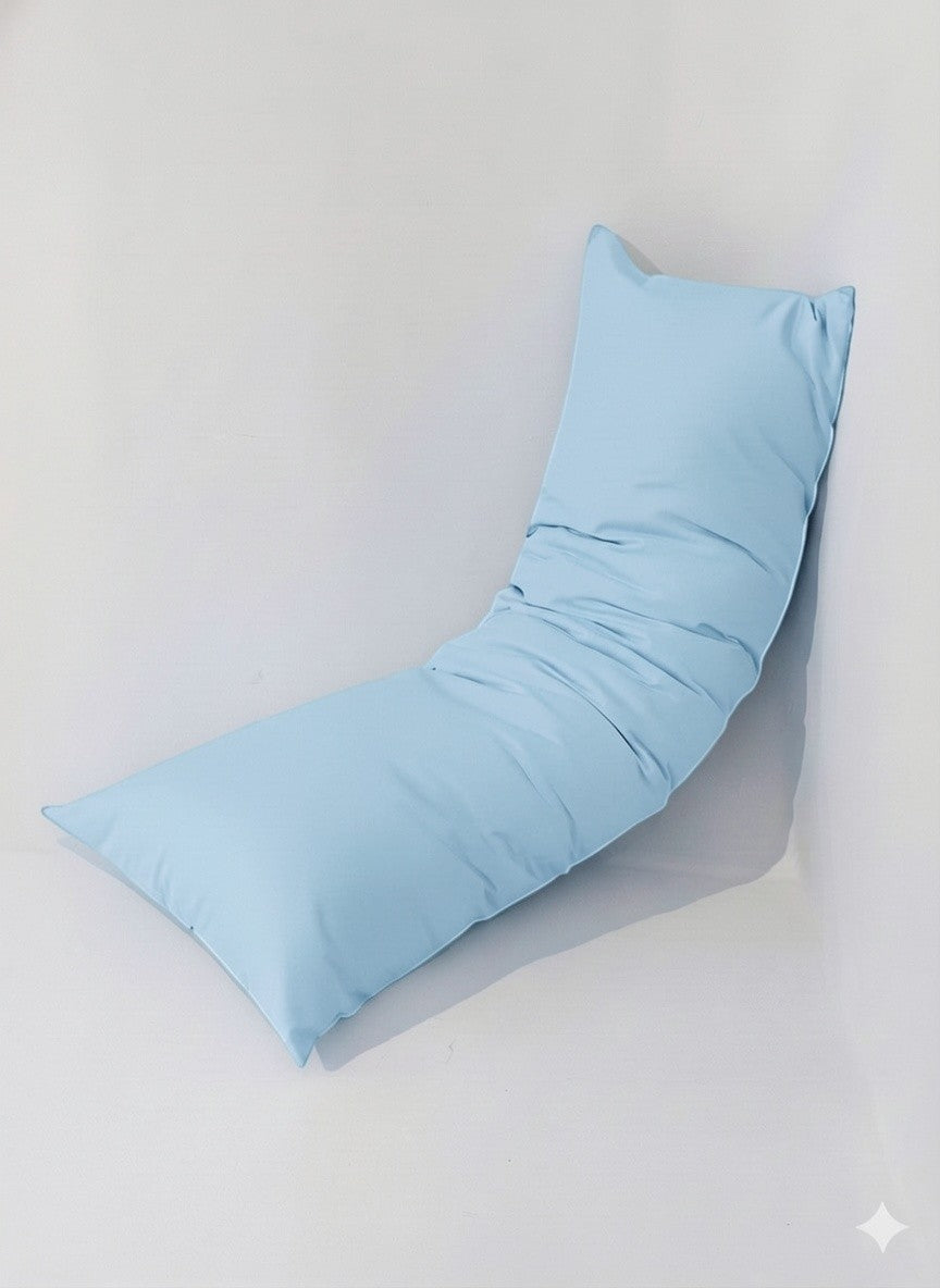 Capa para almofada de corpo Cozybed home azul claro em 100% algodão 400 fios, toque macio e antialérgico.