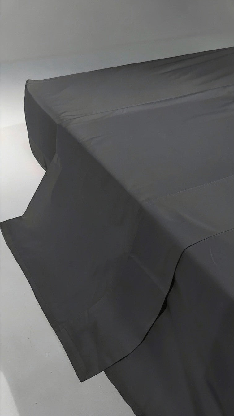 Lençol de cima branco 100% algodão 400 fios Cozybed home, toque macio e acetinado.